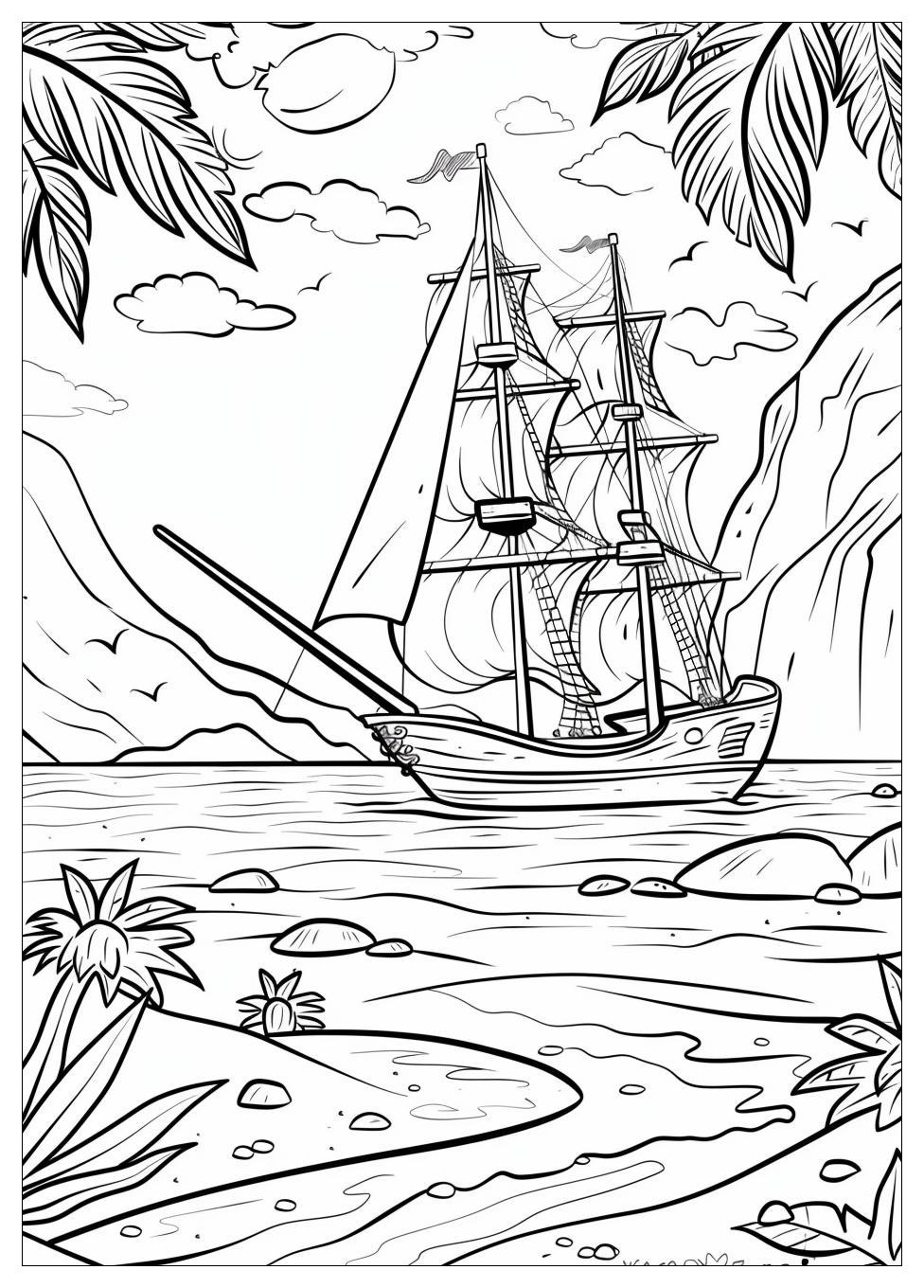 Pirate Coloring Pages-10