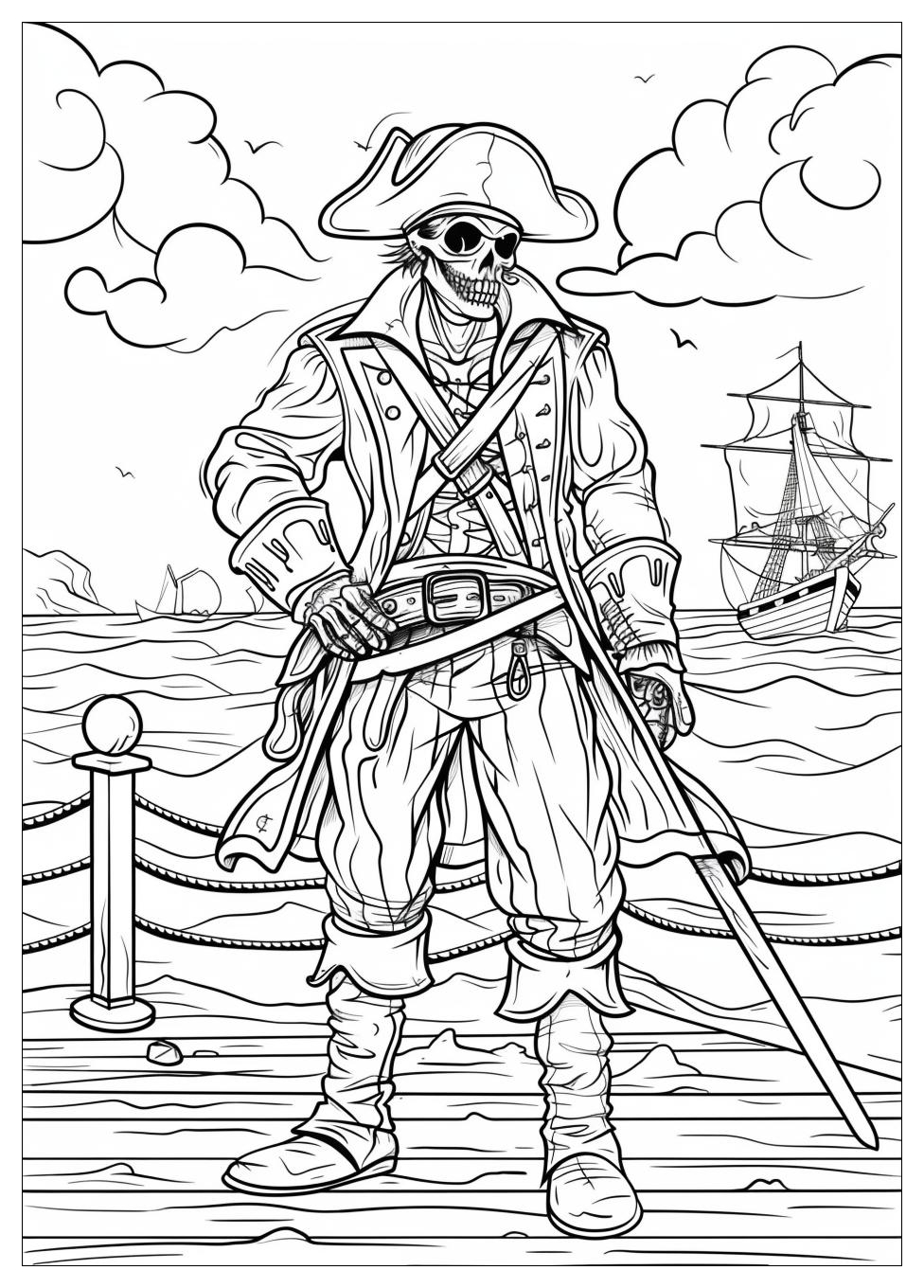 Pirate Coloring Pages-14