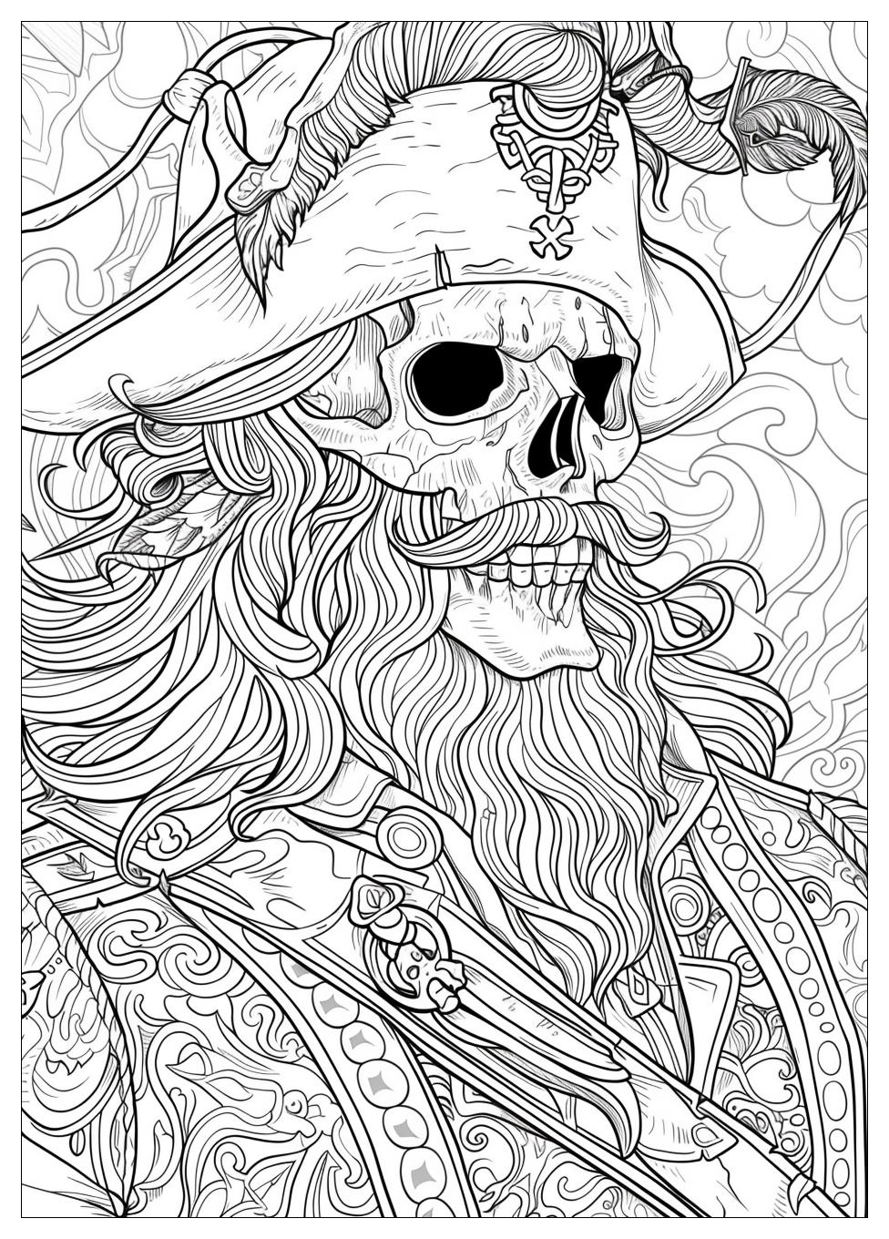 Pirate Coloring Pages-16