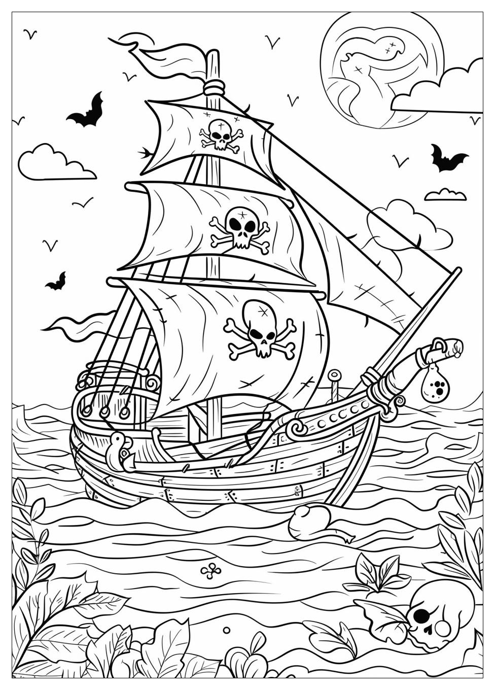 Pirate Coloring Pages-17