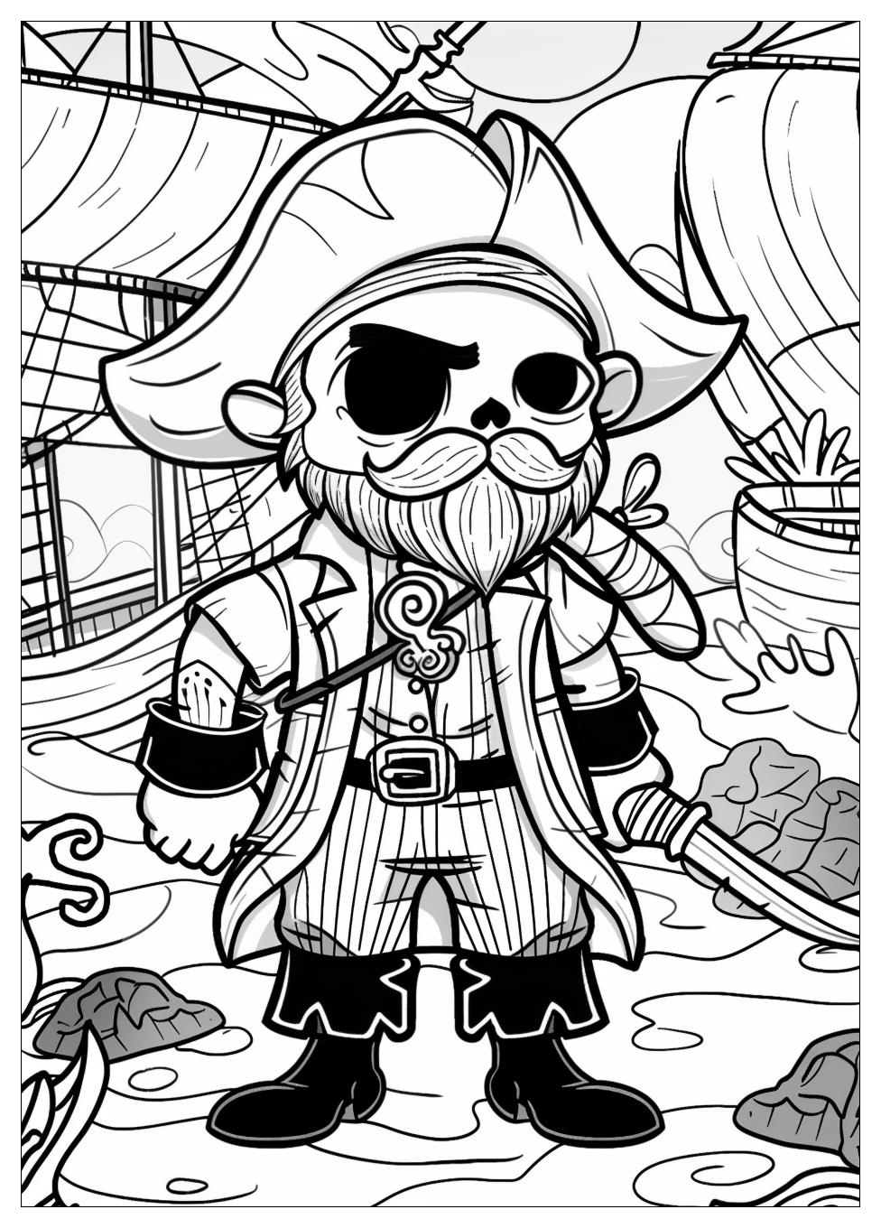 Pirate Coloring Pages-5