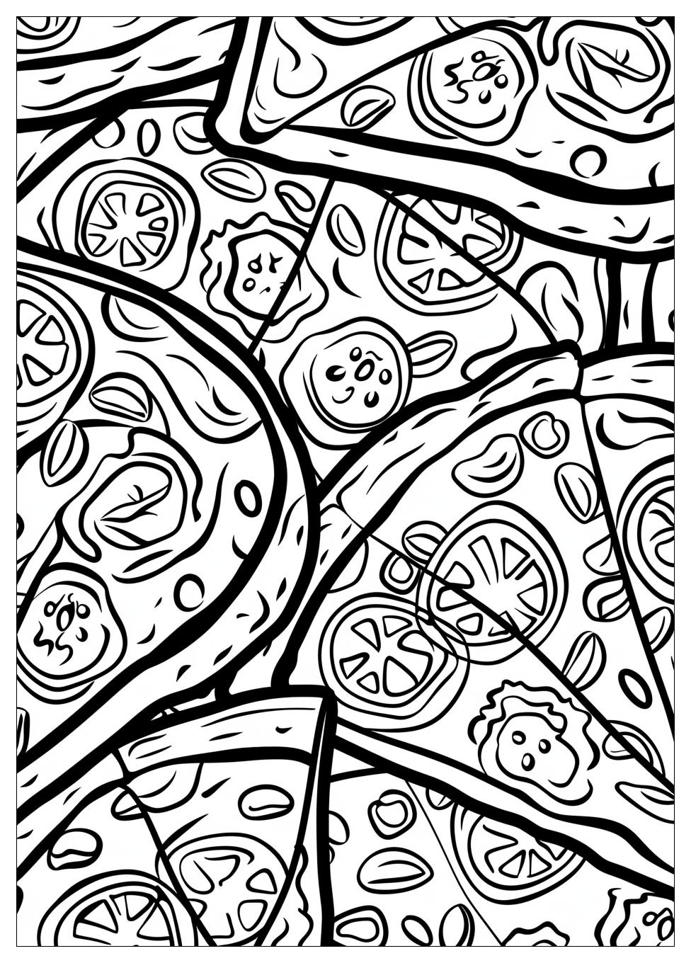 Pizza Coloring Pages-16