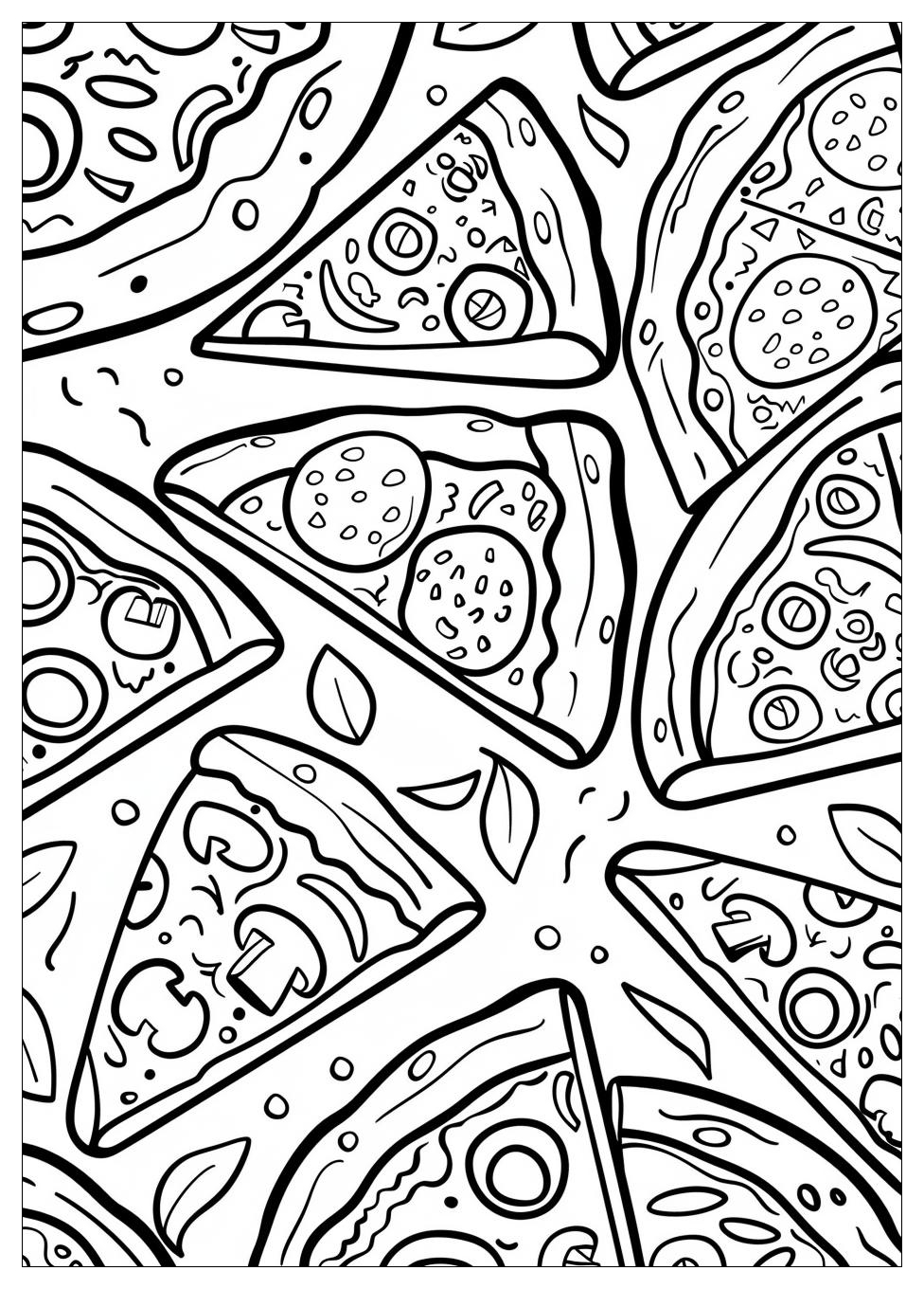 Pizza Coloring Pages-17