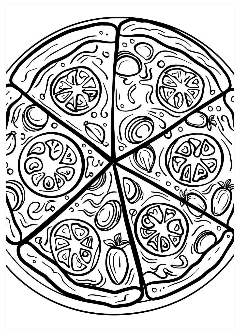 Pizza Coloring Pages-4