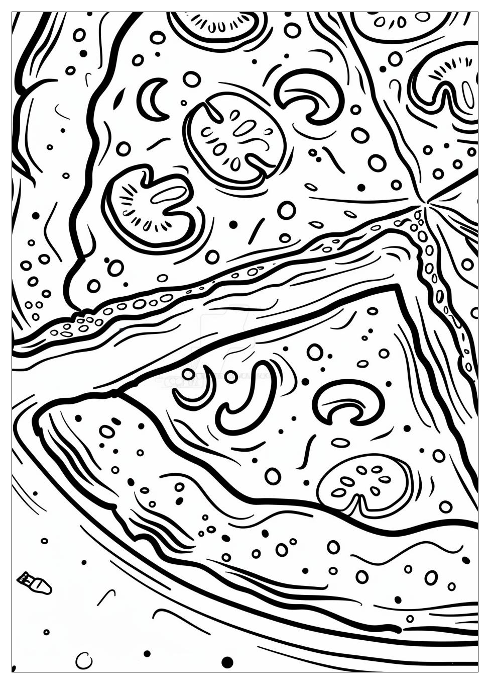 Pizza Coloring Pages-7