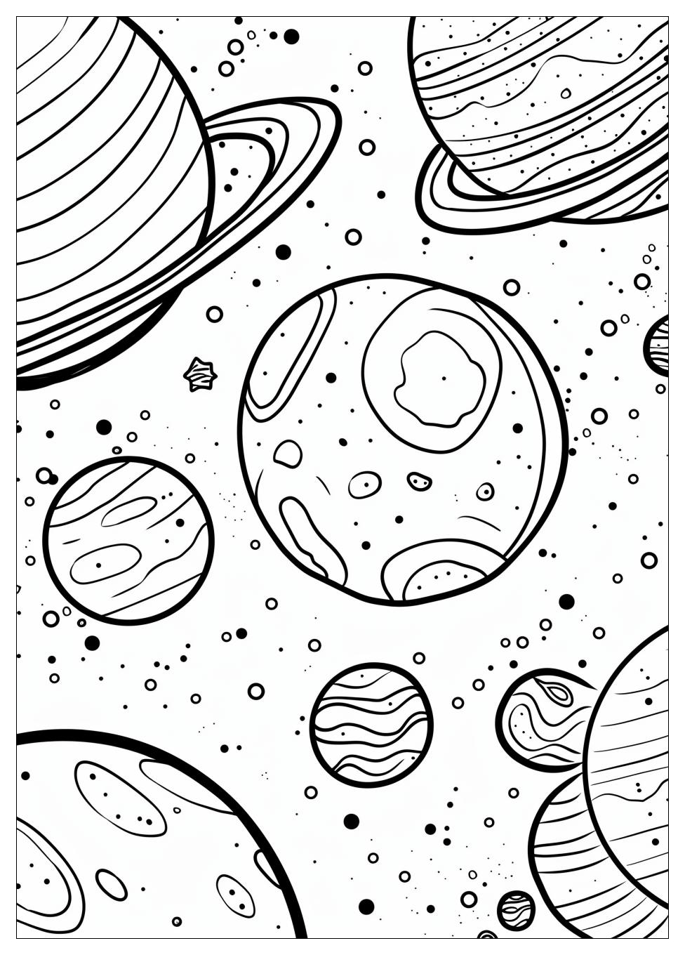 Planets Coloring Pages-1