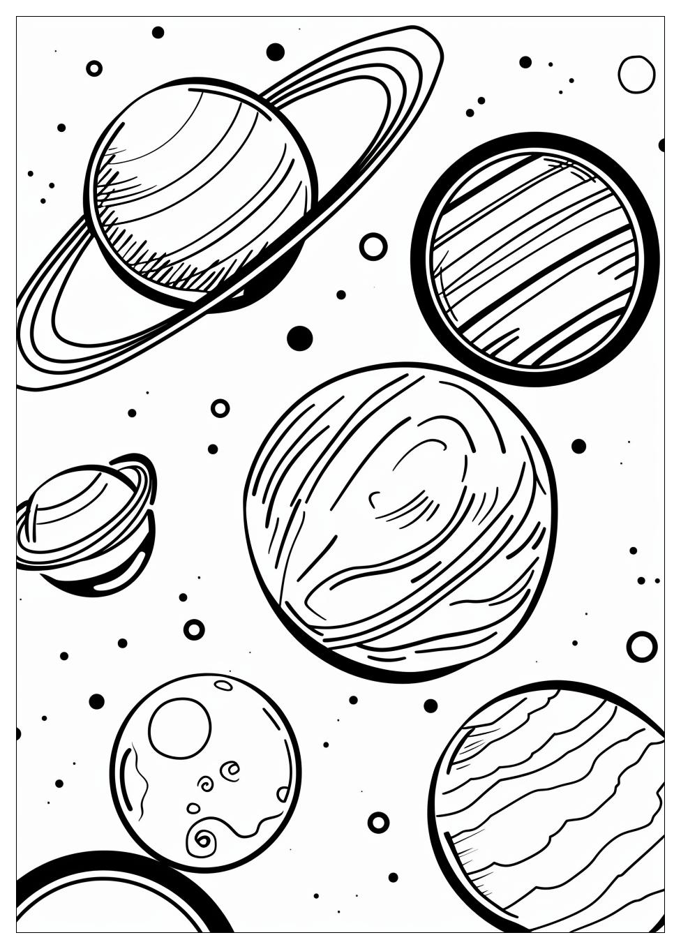 Planets Coloring Pages-12