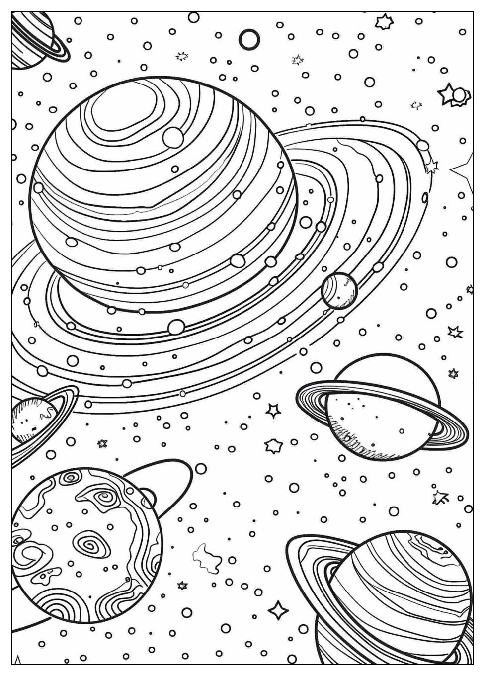 Planets Coloring Pages-14