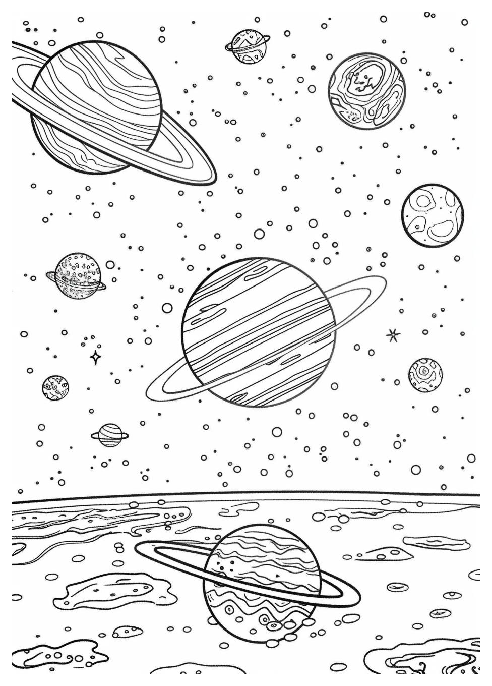 Planets Coloring Pages-17