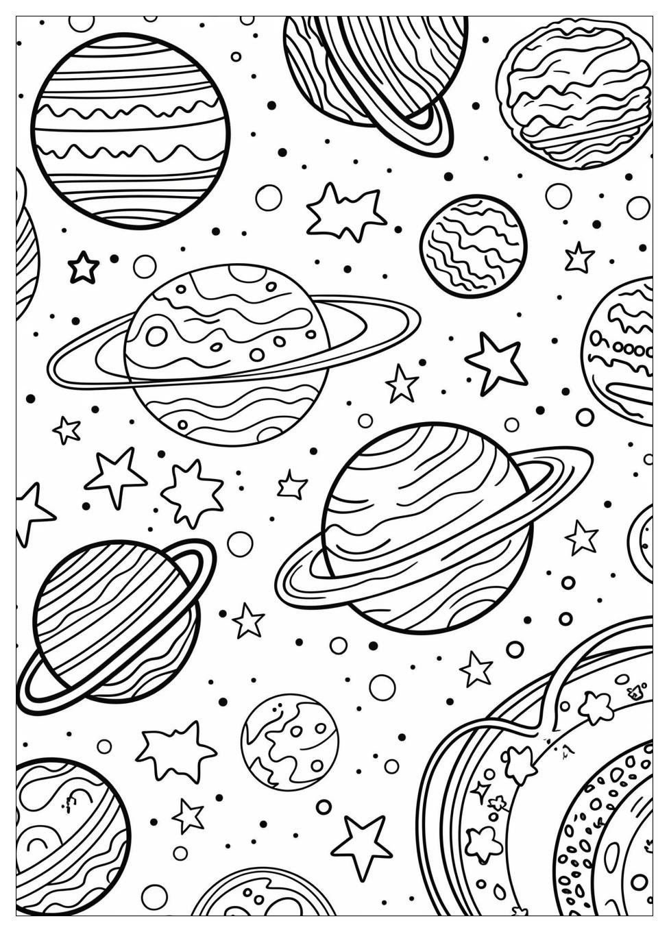 Planets Coloring Pages-18