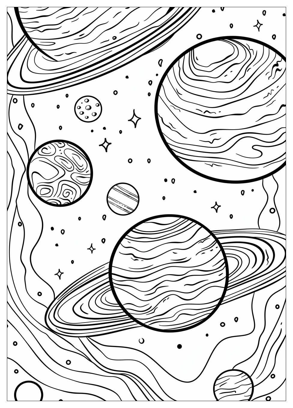 Planets Coloring Pages-3