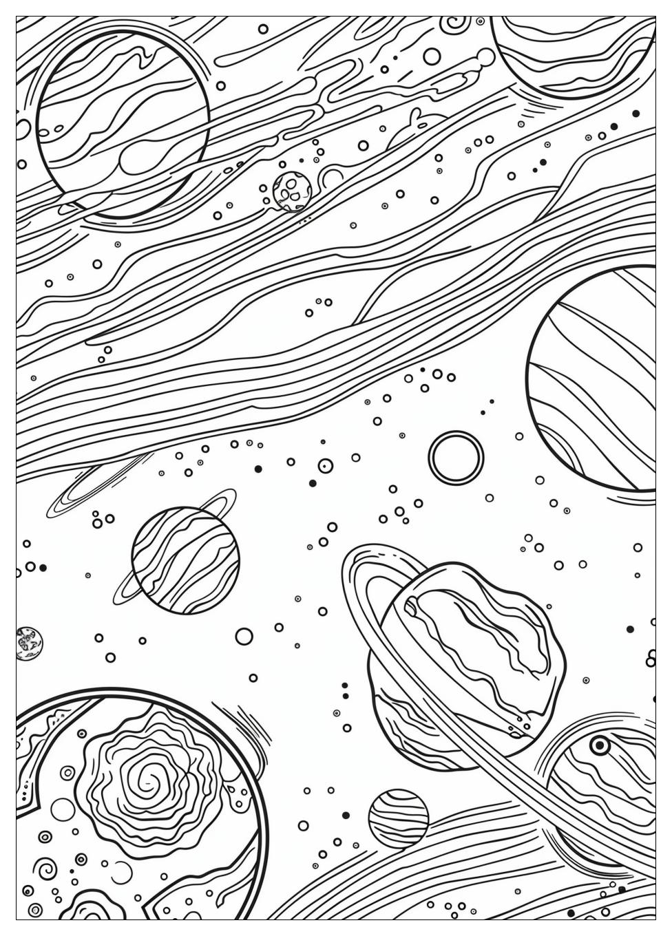 Planets Coloring Pages-7