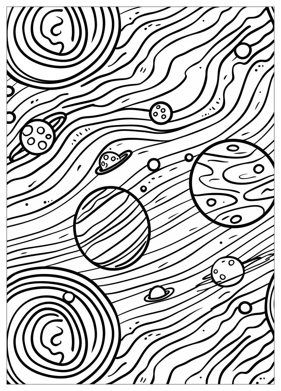 Planets Coloring Pages-8