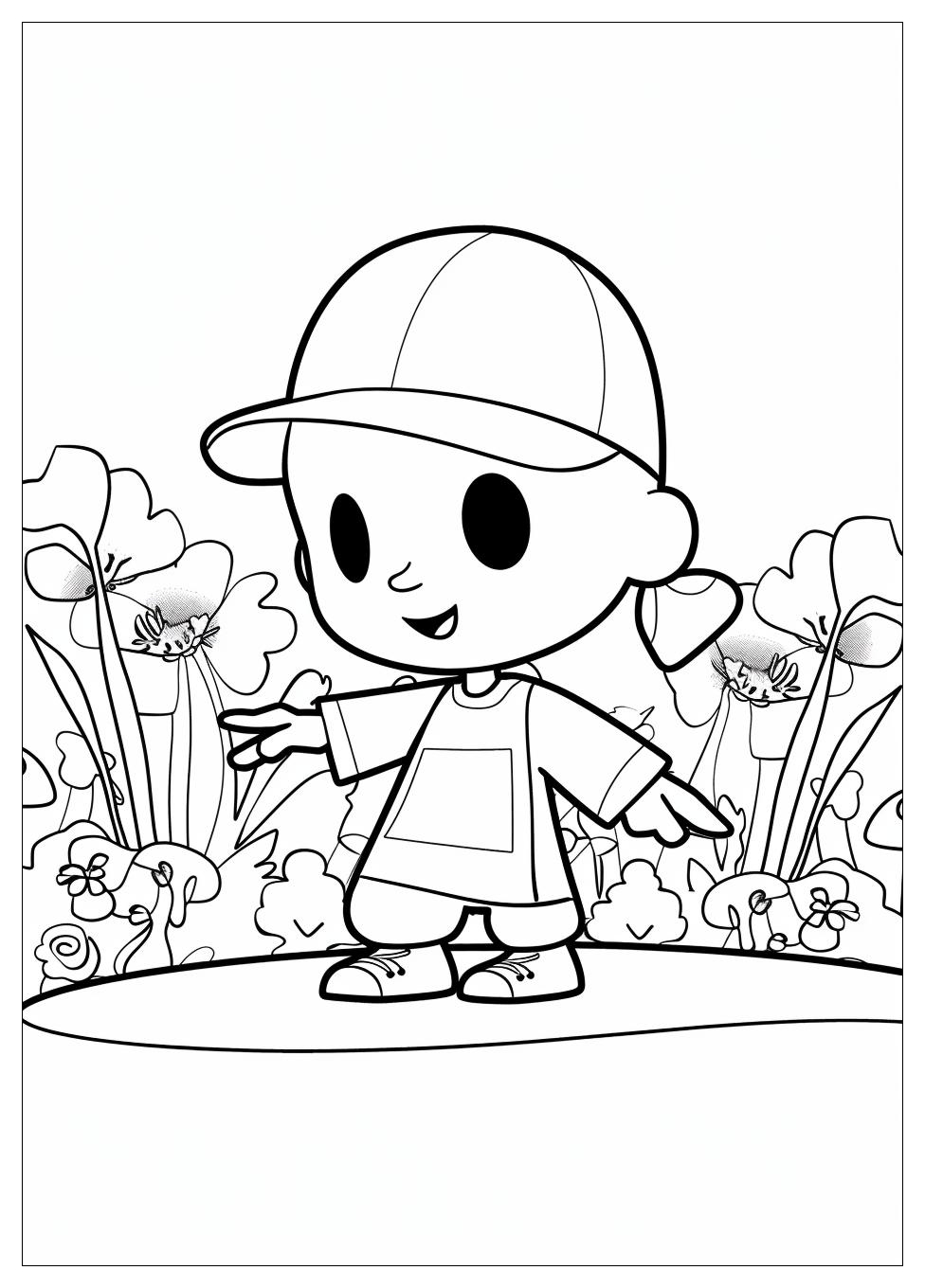 Pocoyo Coloring Pages-1