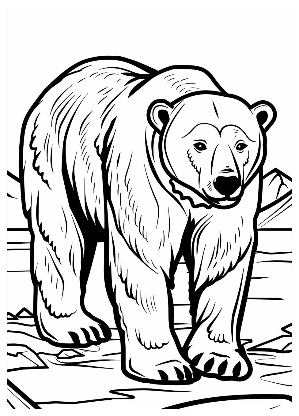 Polar Bear Coloring Pages-10