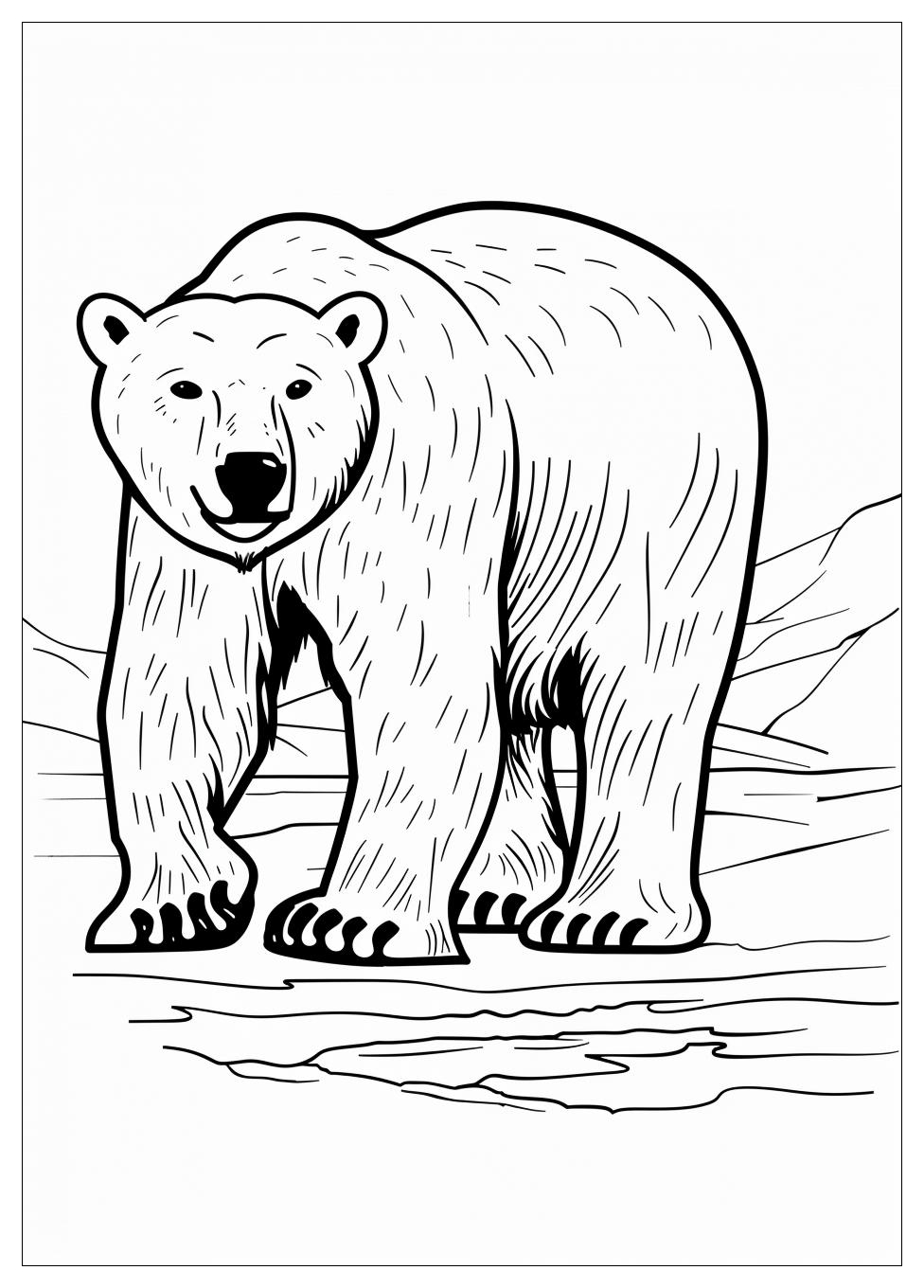 Polar Bear Coloring Pages-12