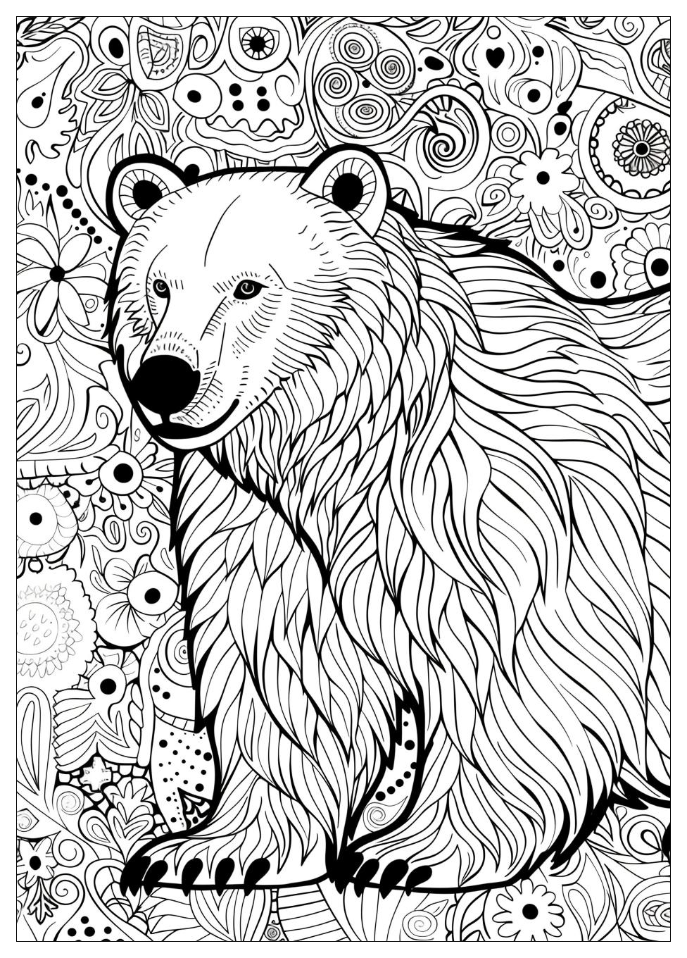 Polar Bear Coloring Pages-13