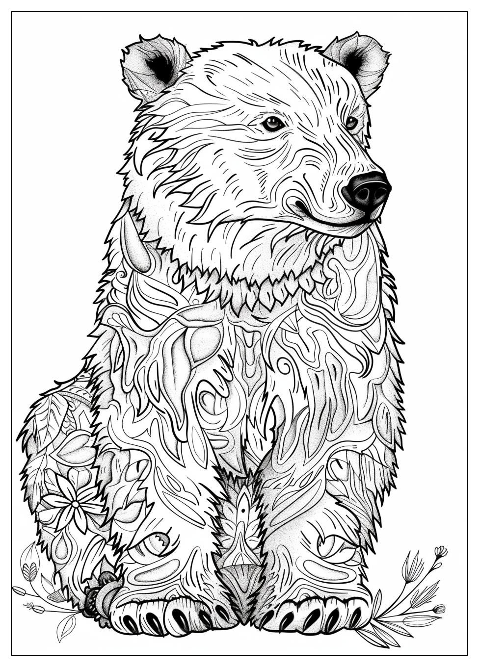 Polar Bear Coloring Pages-14