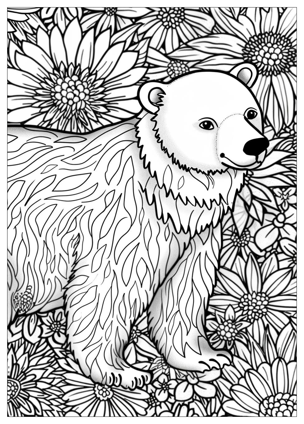 Polar Bear Coloring Pages-19