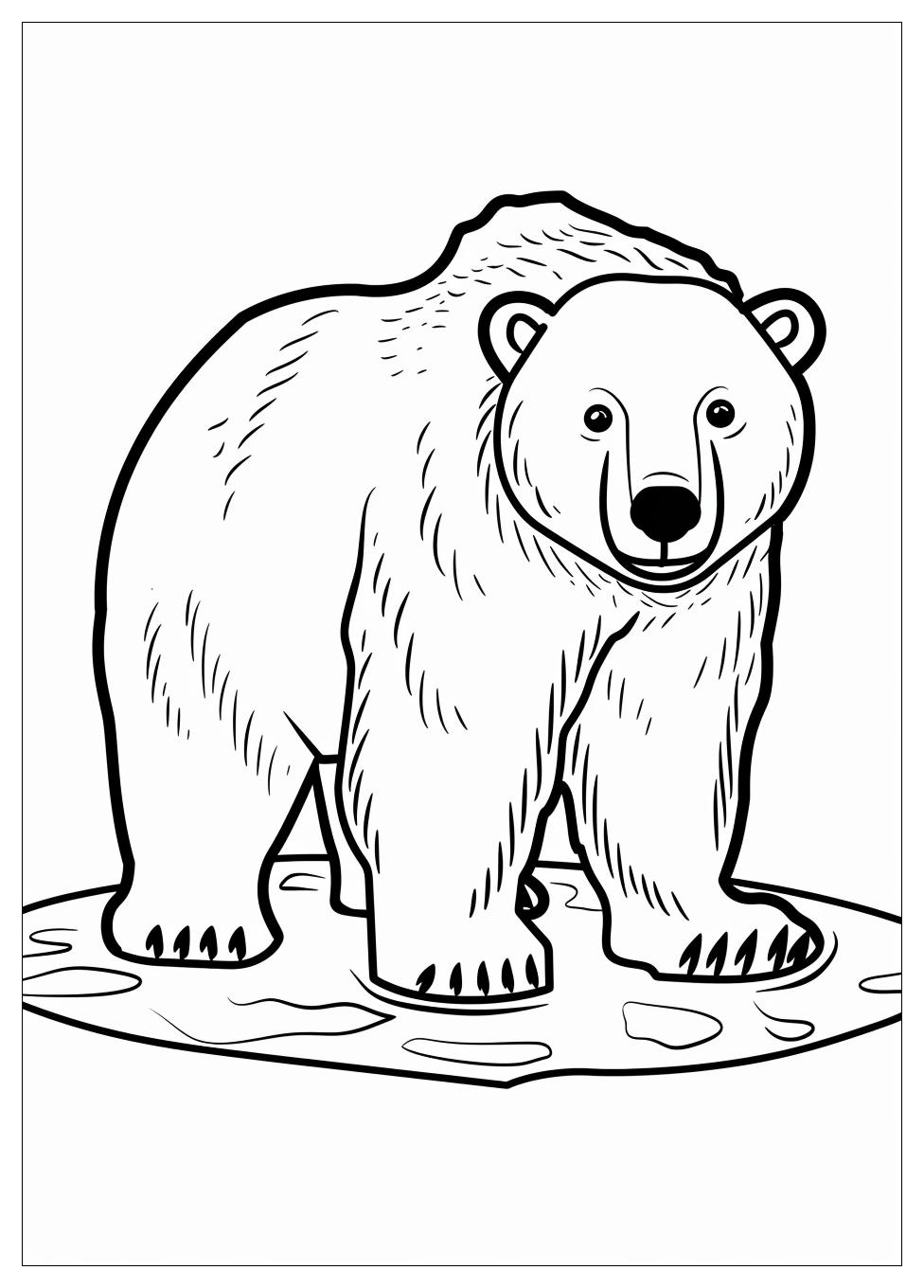 Polar Bear Coloring Pages-20