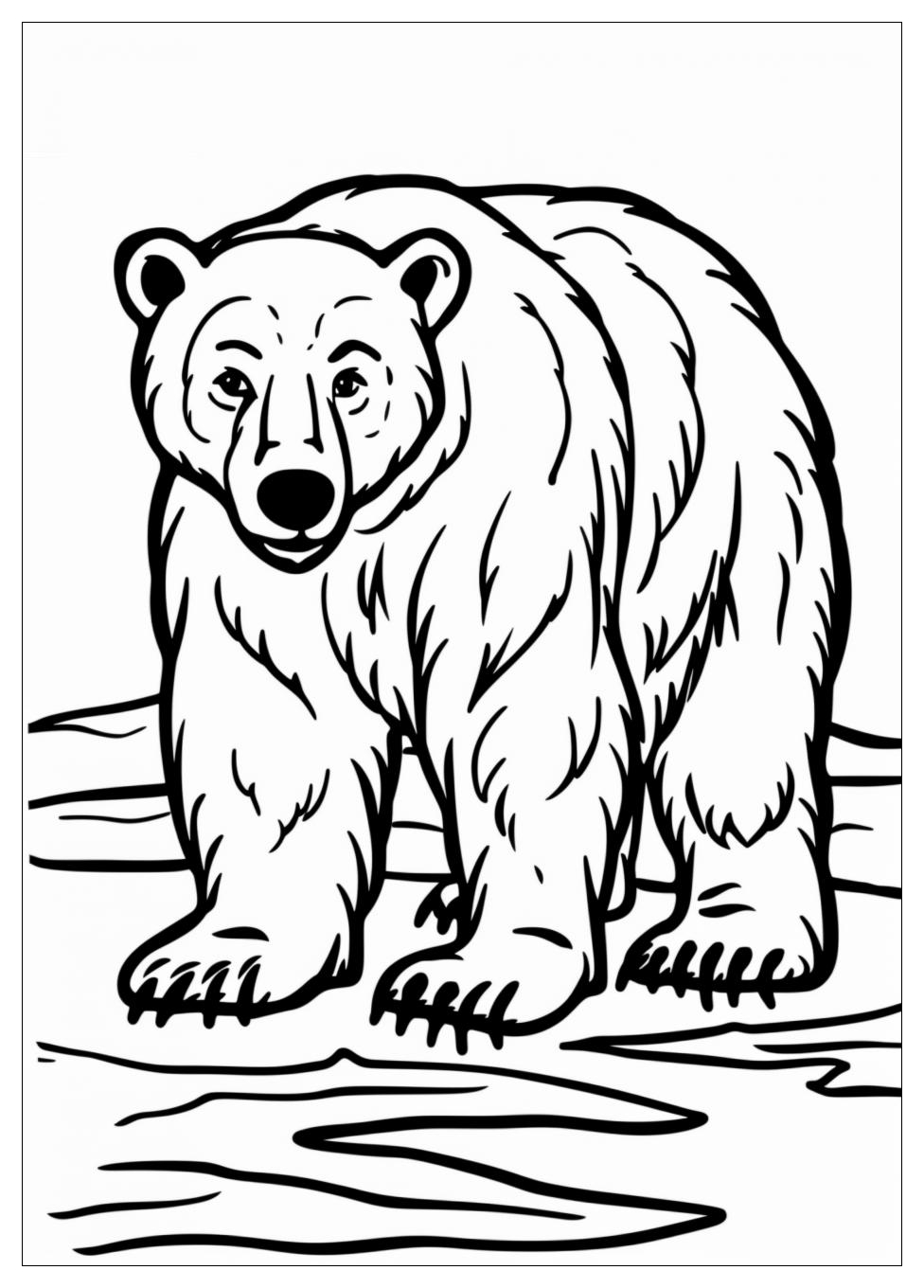 Polar Bear Coloring Pages-6