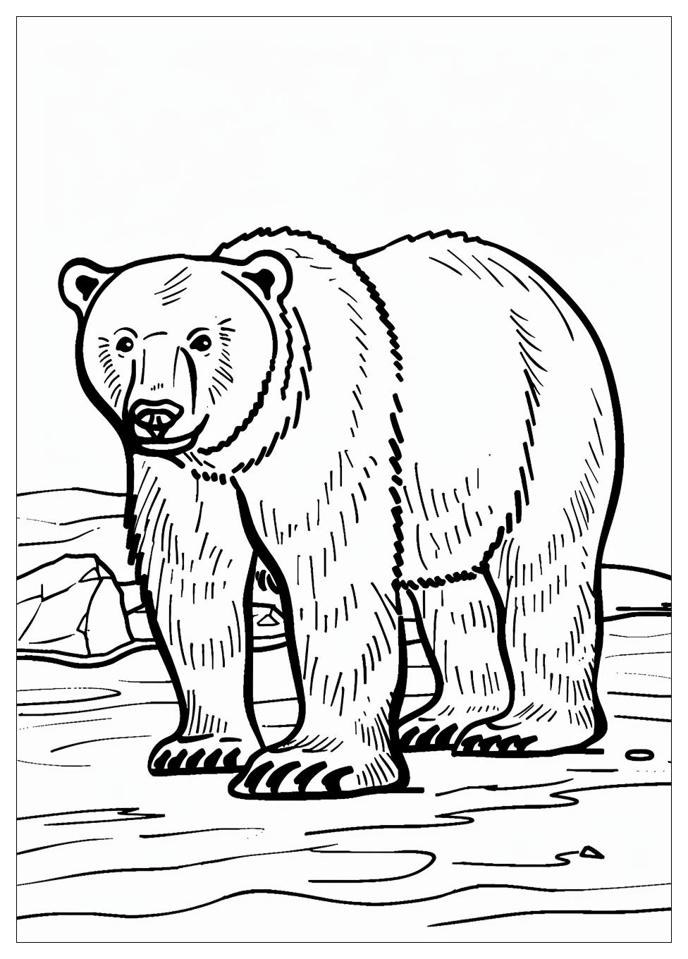 Polar Bear Coloring Pages-7