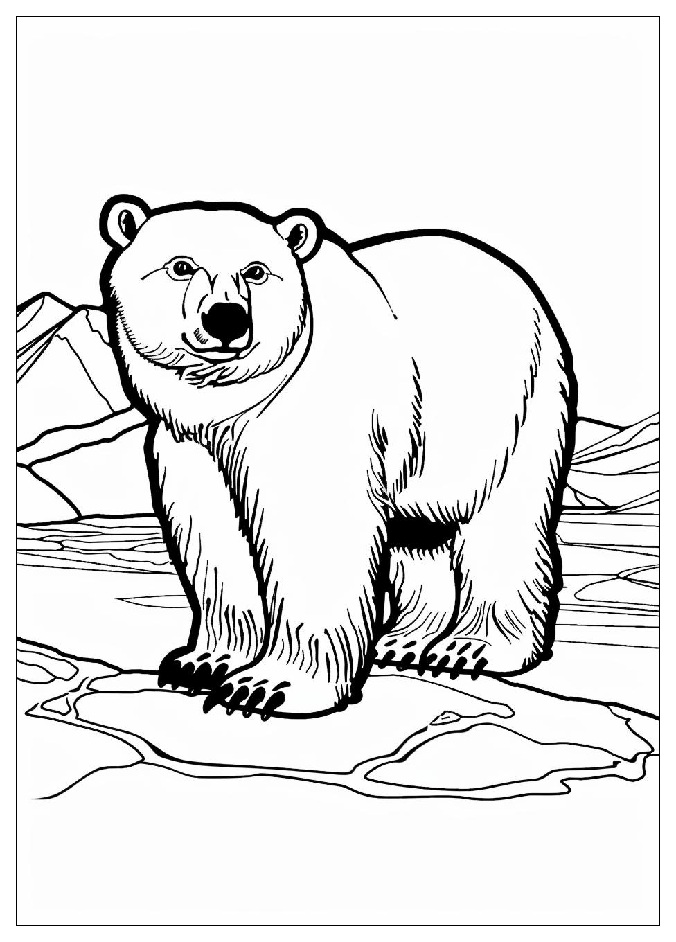 Polar Bear Coloring Pages-8