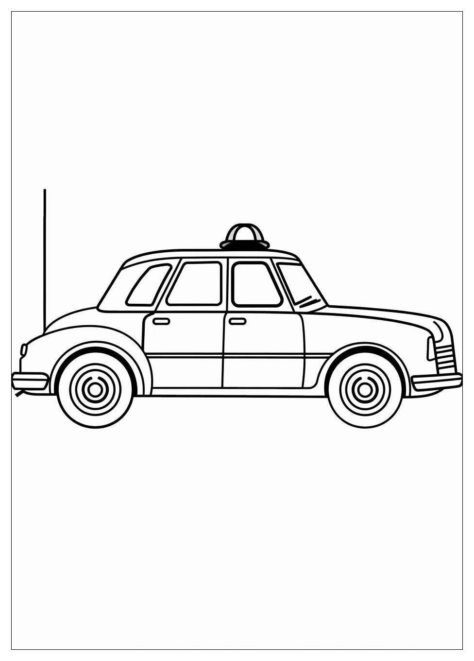 Police Car Coloring Pages-1