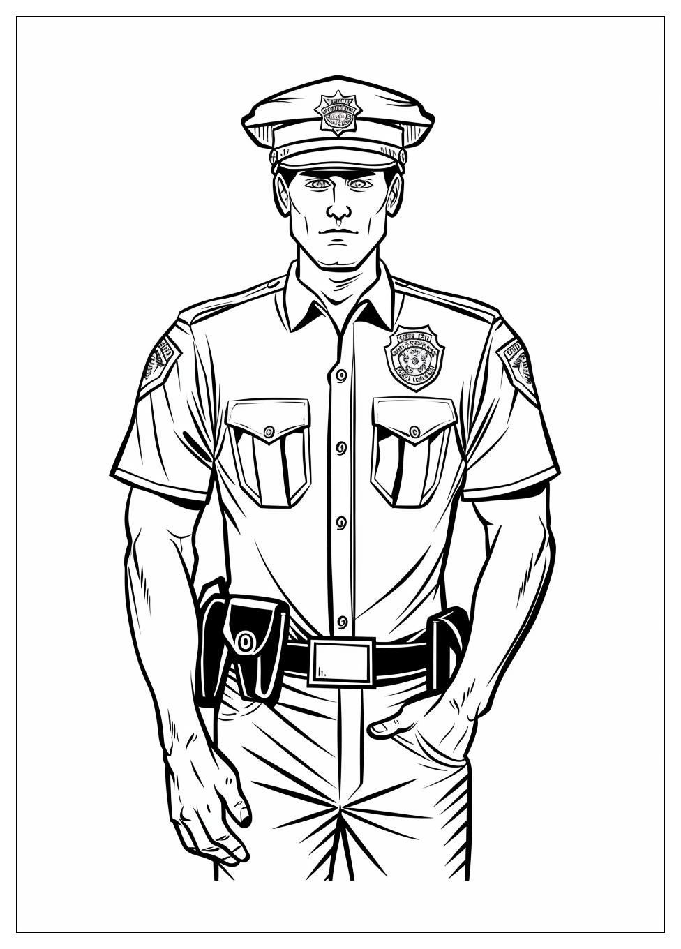 Police Coloring Pages-10