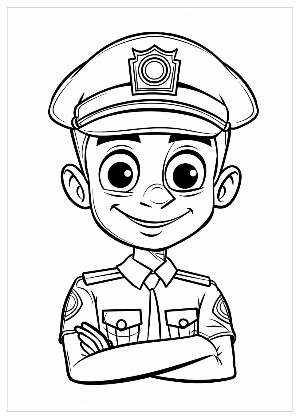 Police Coloring Pages-11