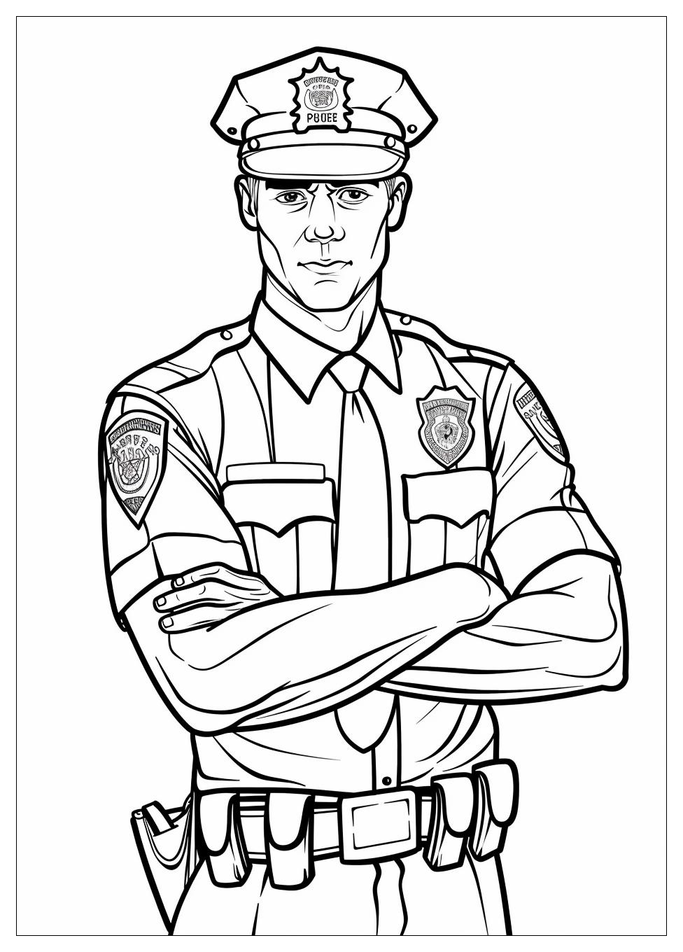 Police Coloring Pages-12