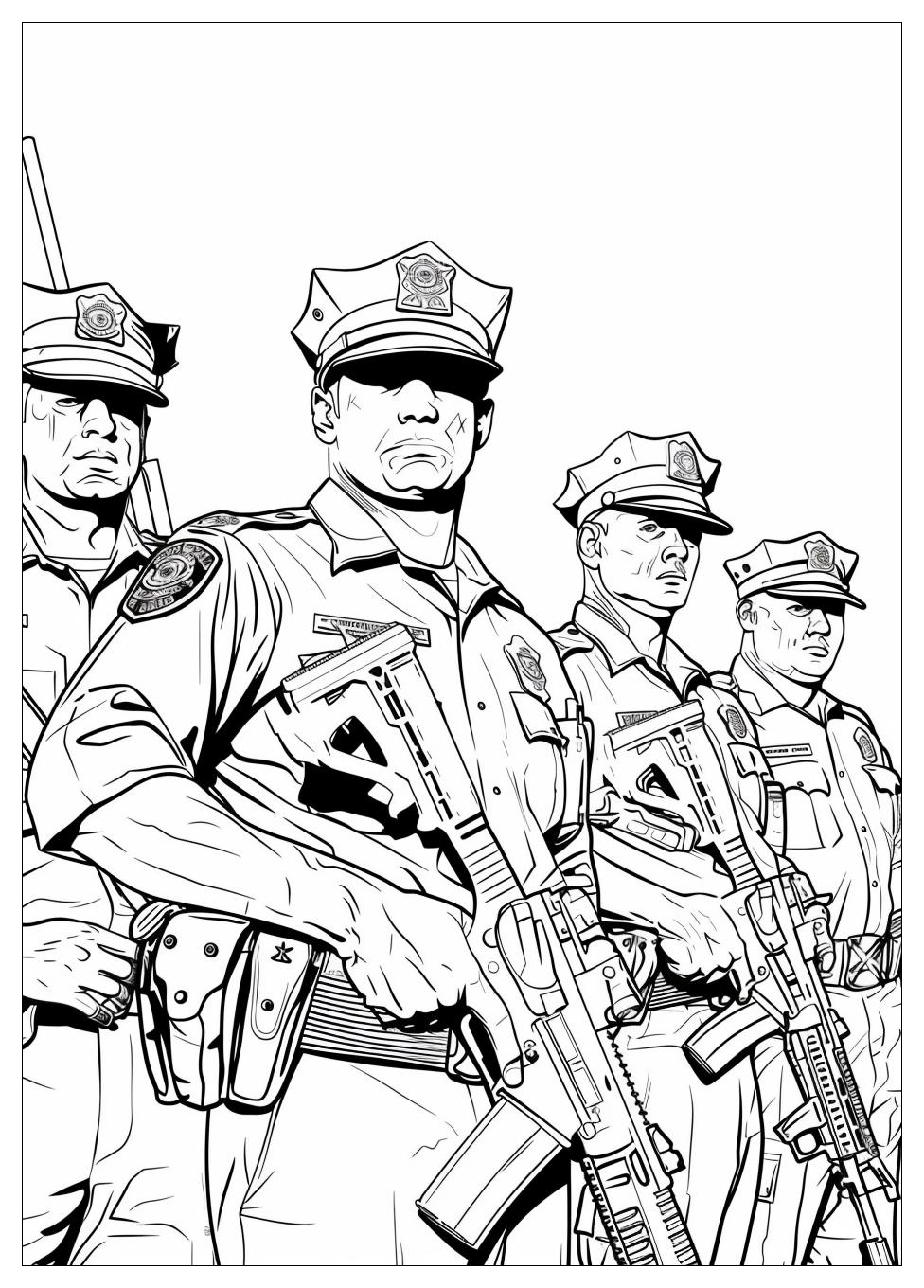 Police Coloring Pages-15