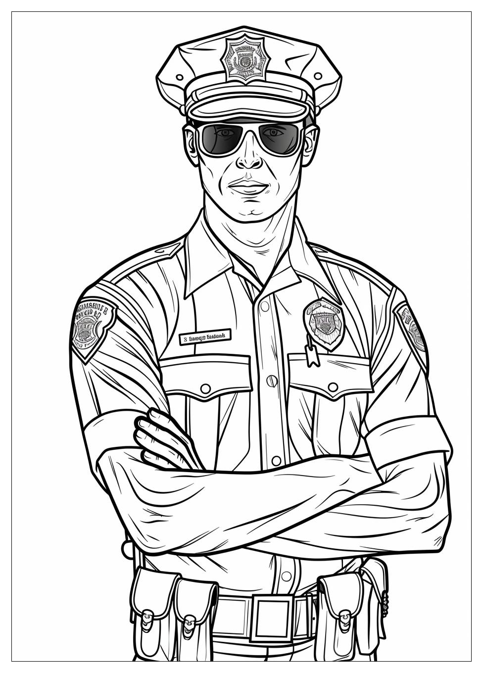 Police Coloring Pages-16