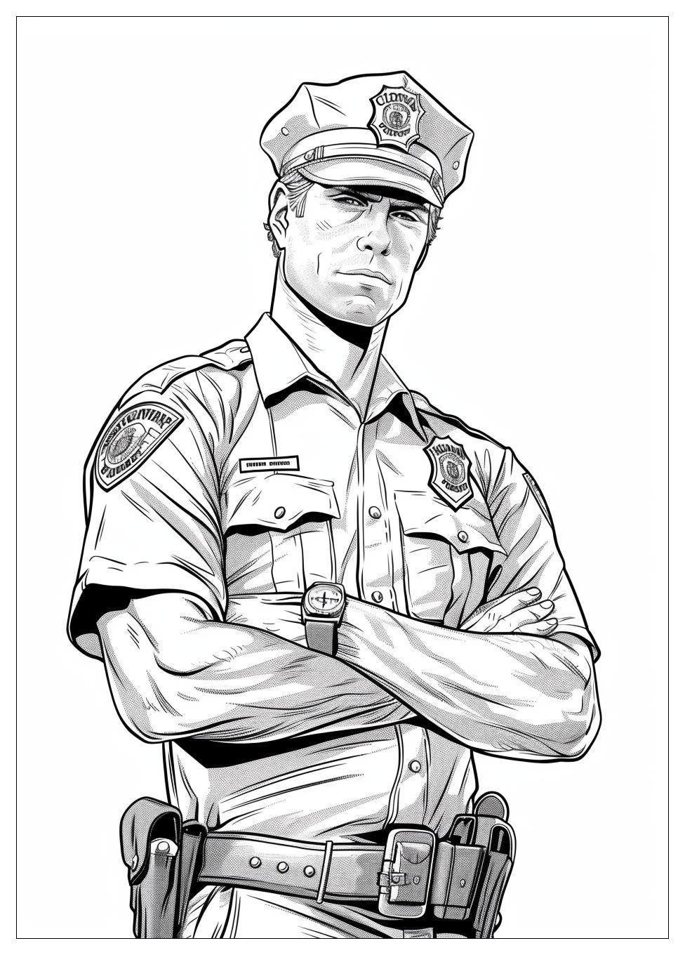 Police Coloring Pages-20