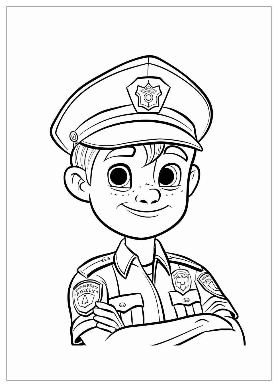 Police Coloring Pages-3