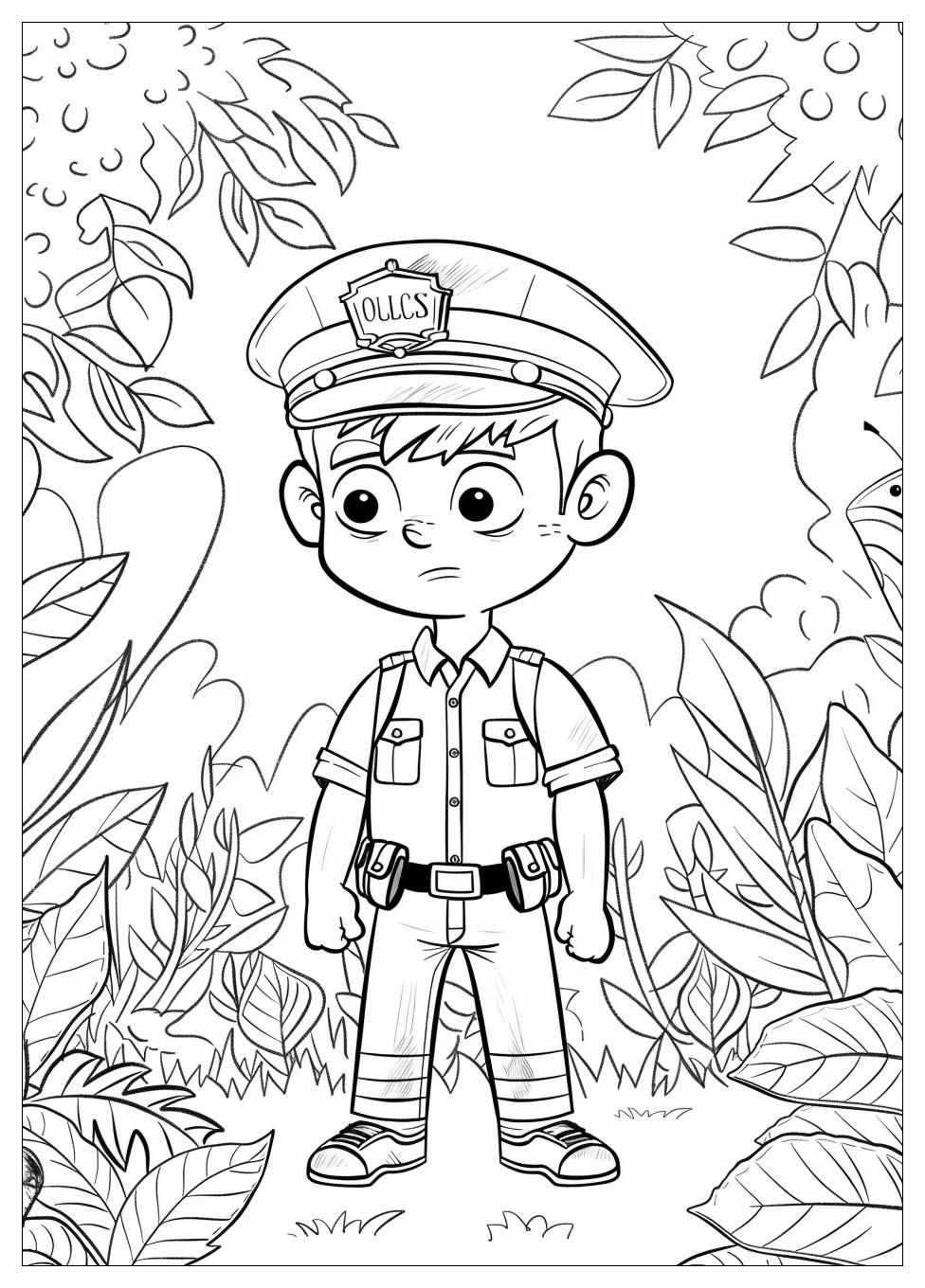 Police Coloring Pages-7