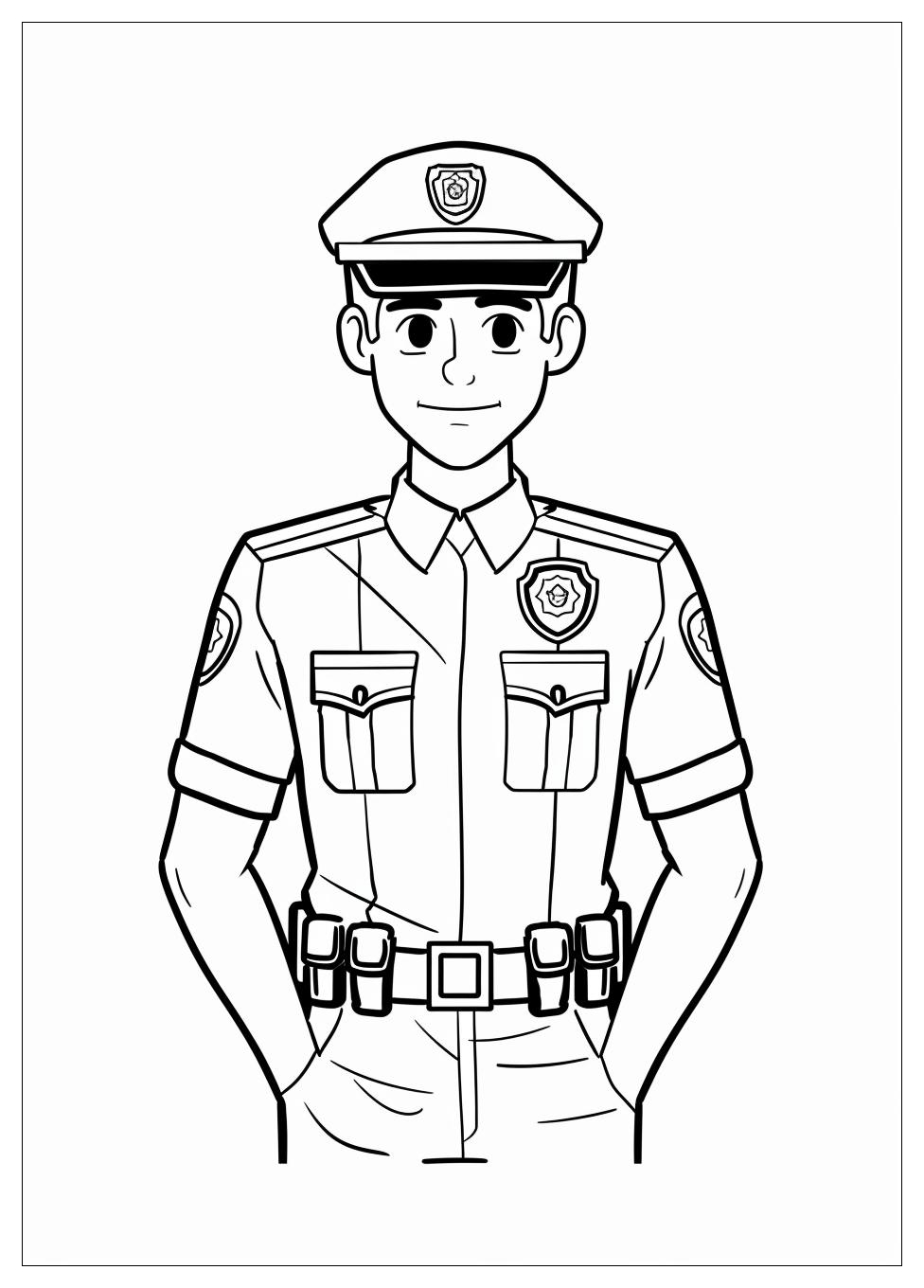 Police Coloring Pages-9