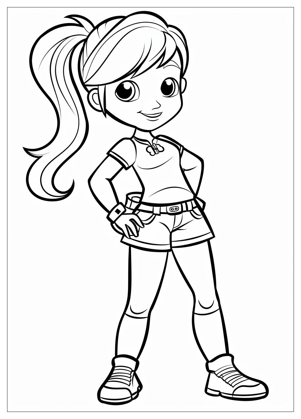 Polly Pocket Coloring Pages-11