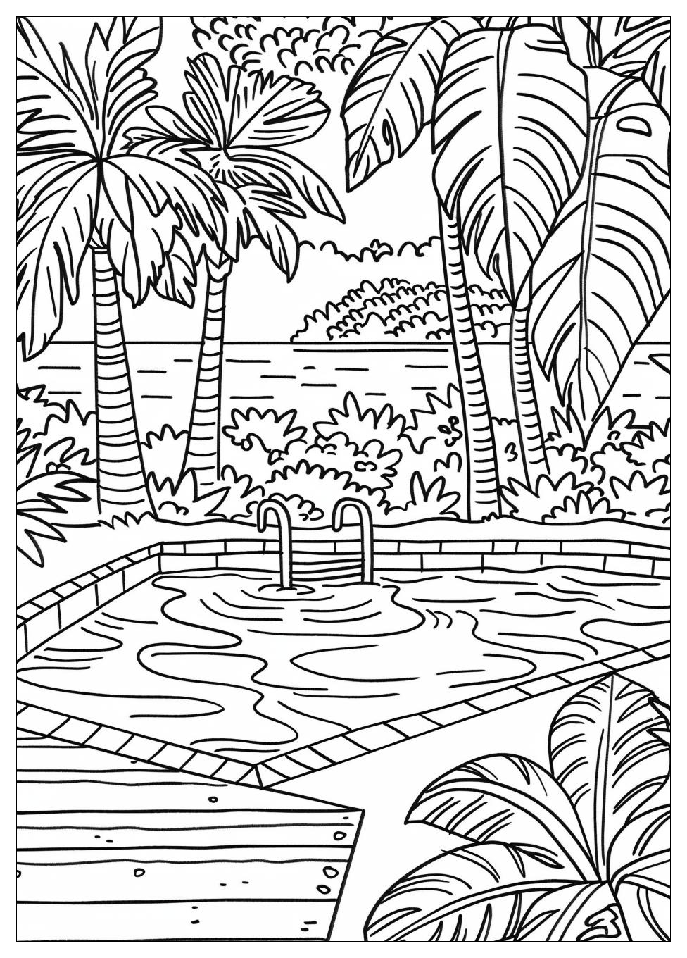 Pool Coloring Pages-12