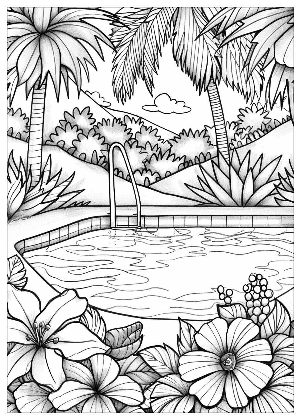 Pool Coloring Pages-13