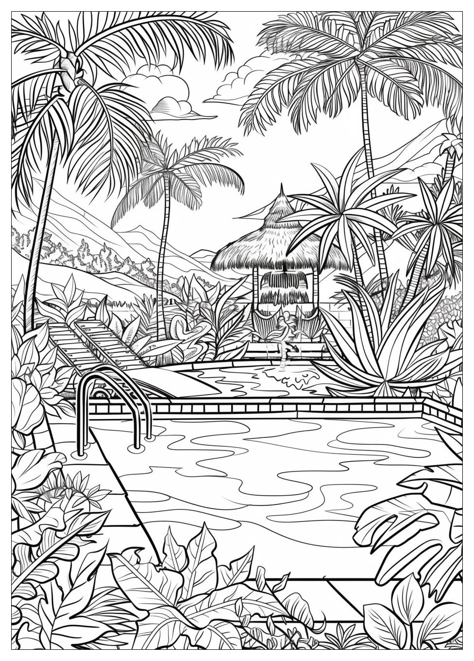 Pool Coloring Pages-14