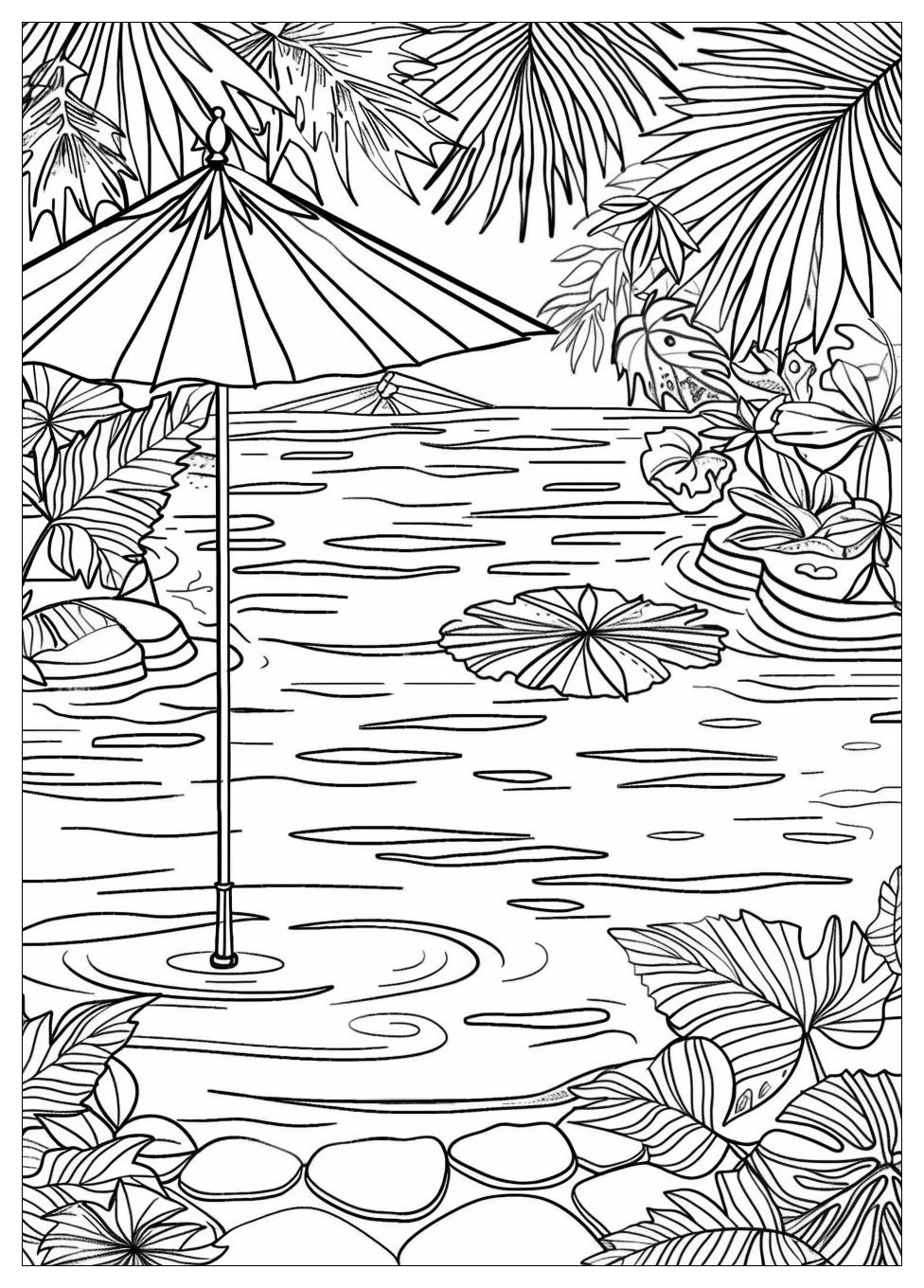 Pool Coloring Pages-15