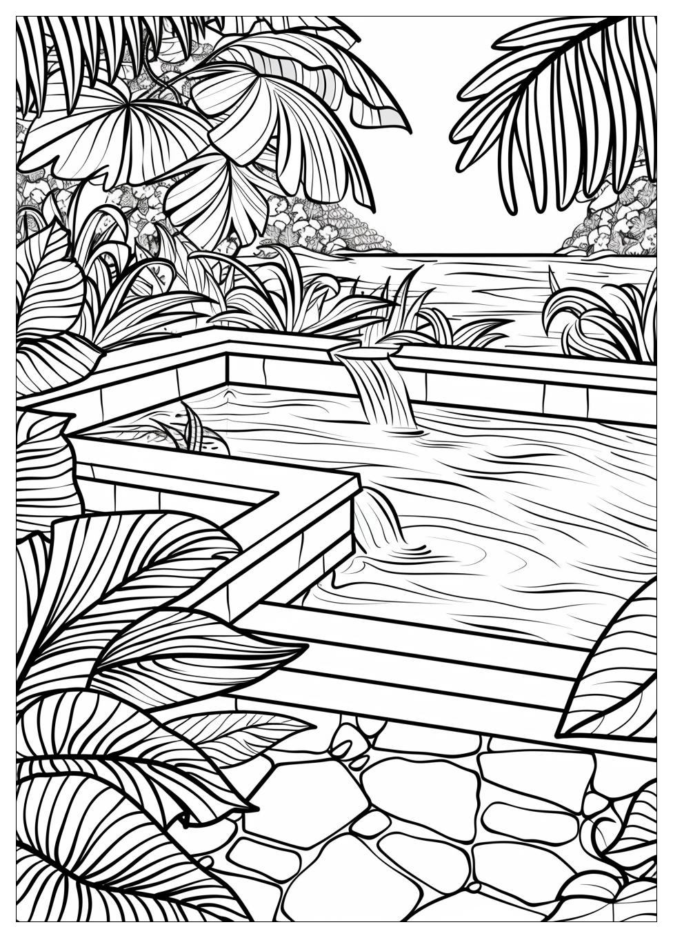 Pool Coloring Pages-18