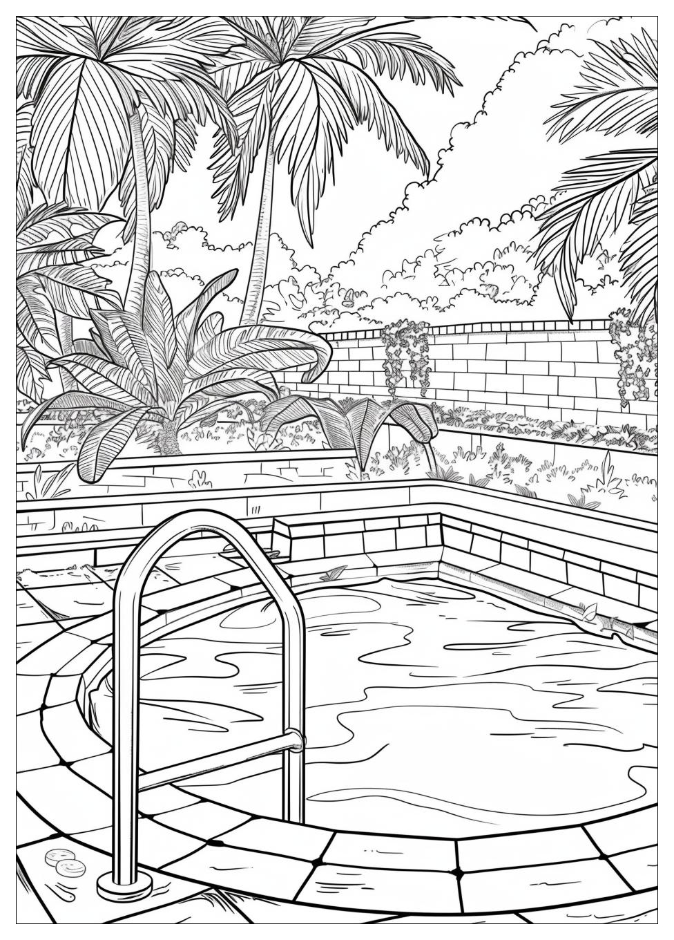 Pool Coloring Pages-19