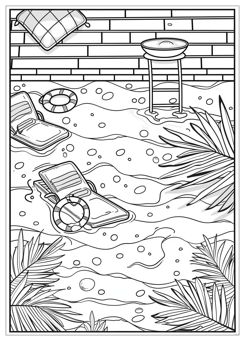 Pool Coloring Pages-3