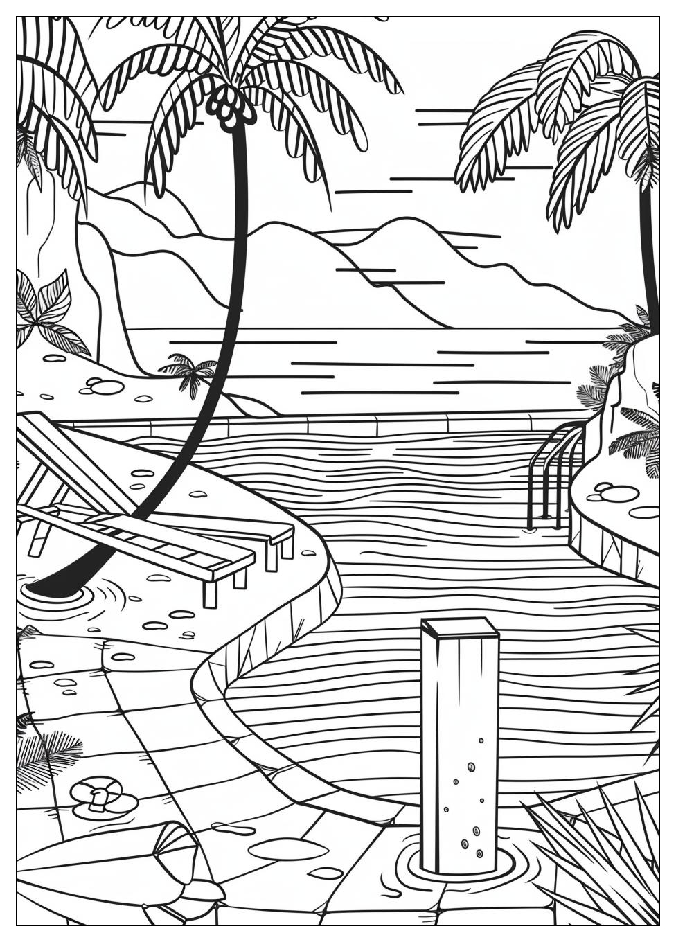 Pool Coloring Pages-4