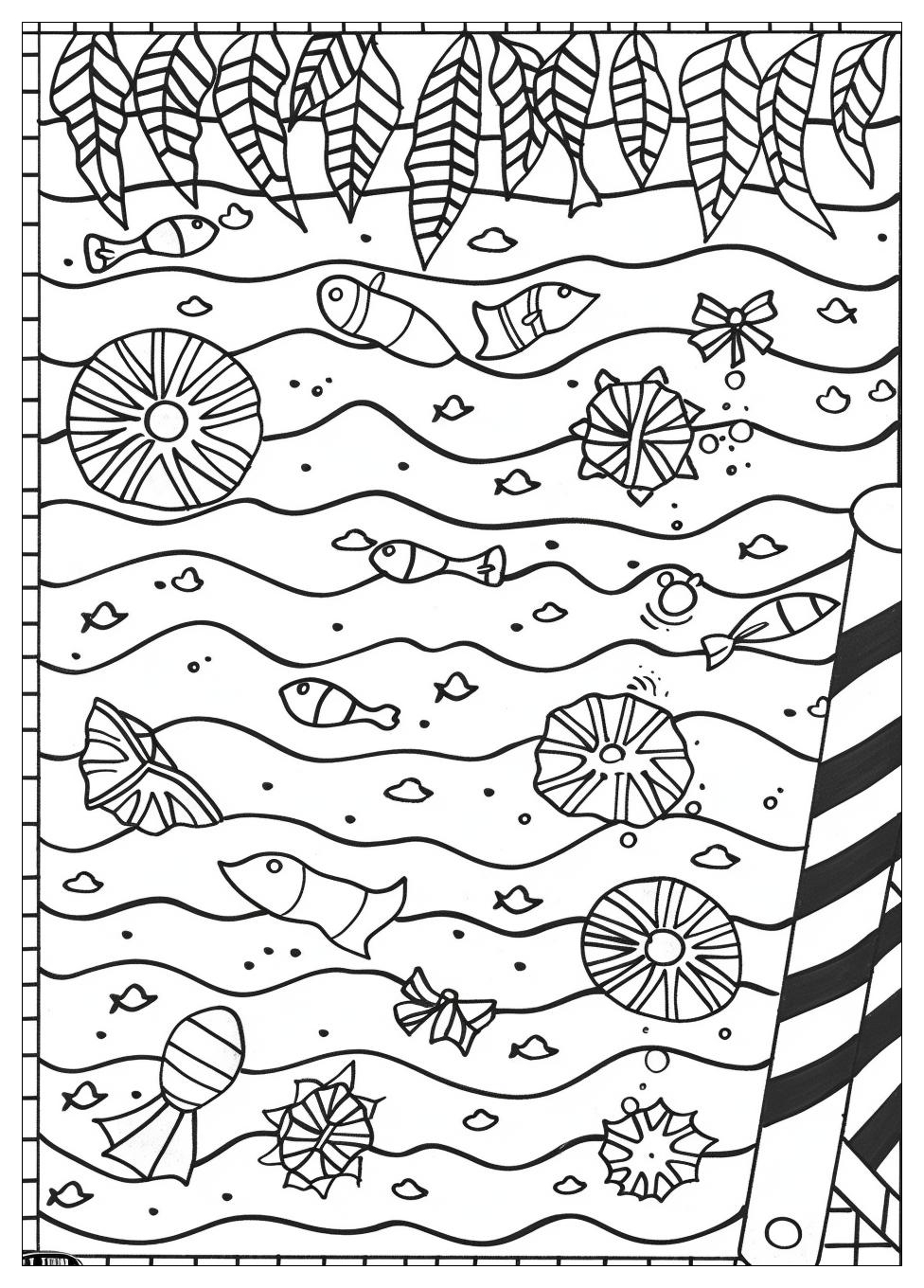 Pool Coloring Pages-5