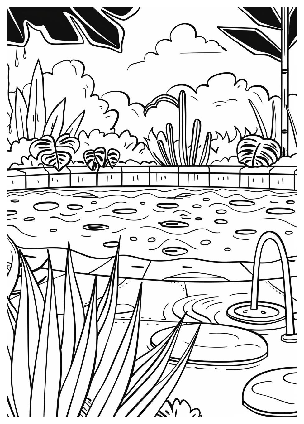 Pool Coloring Pages-6