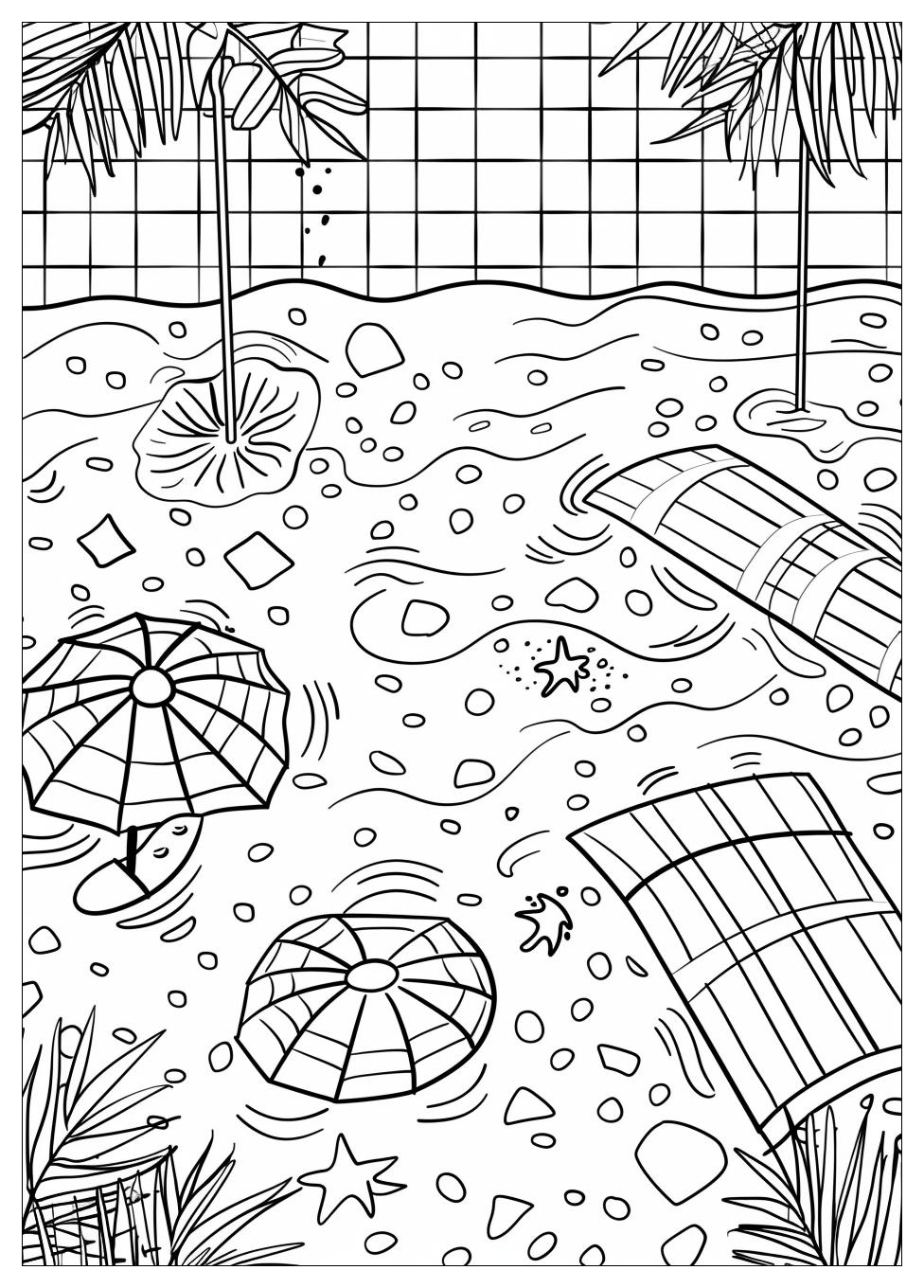 Pool Coloring Pages-7