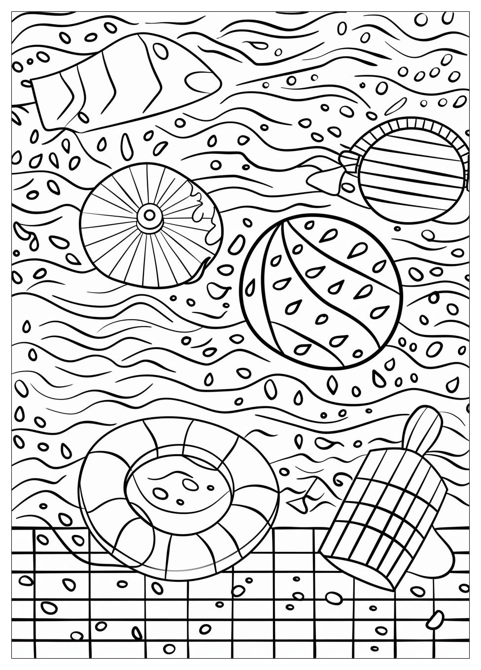 Pool Coloring Pages-8